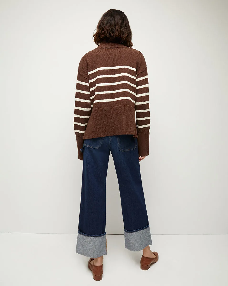 Lancetti Nautical-Stripe Sweater sold by Veronica Beard product image thumbnail 4
