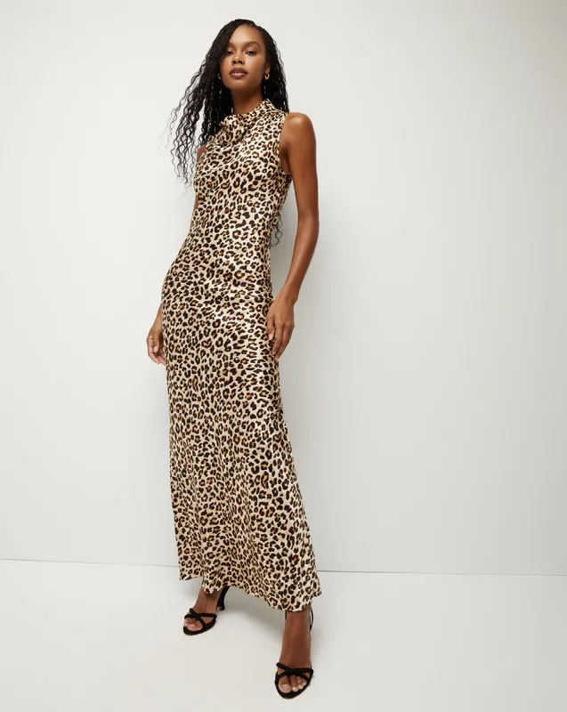 Kura Leopard-Print Column Dress sold by Veronica Beard