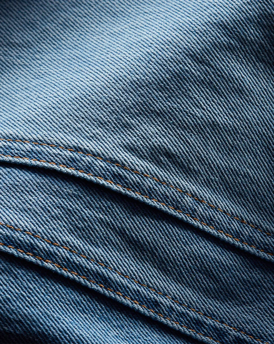 Taylor Double-Seam Wide-Leg Jean sold by Veronica Beard product image thumbnail 4