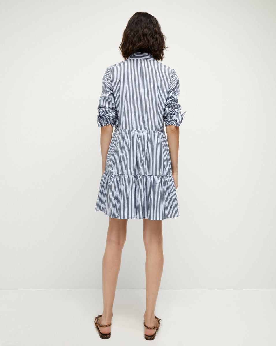 Jemila Striped Shirtdress sold by Veronica Beard product image thumbnail 4