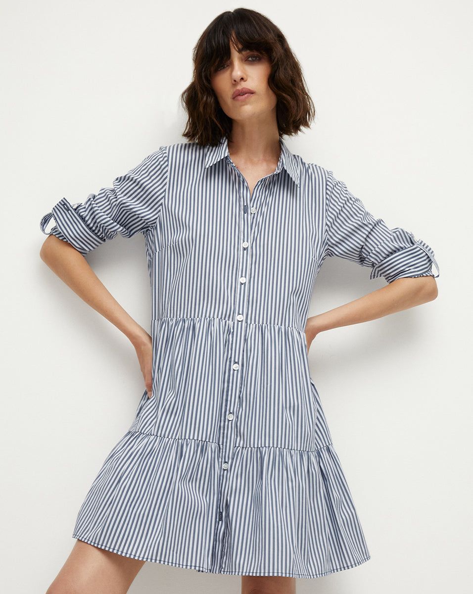 Jemila Striped Shirtdress sold by Veronica Beard product image thumbnail 2