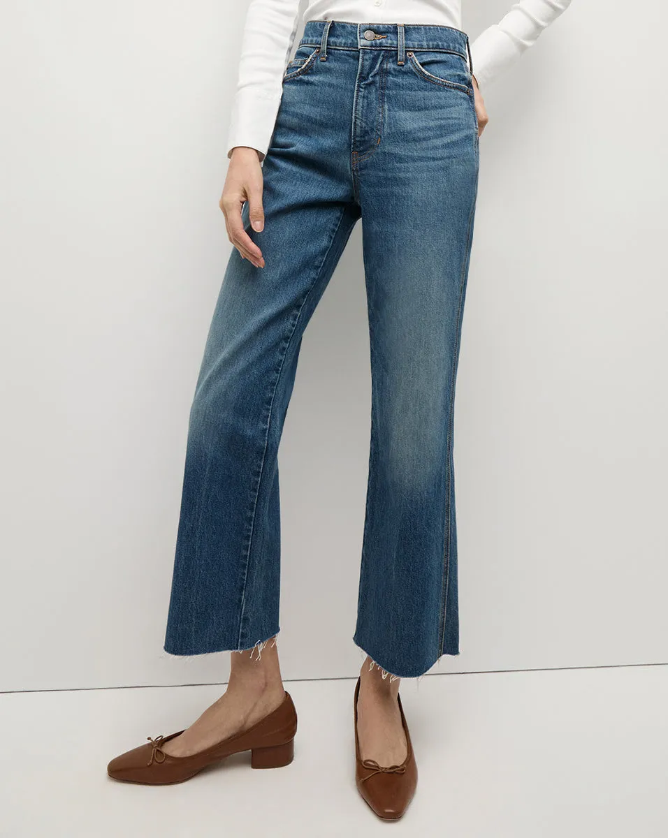Dylan Raw Hem Straight-Leg Jean sold by Veronica Beard product image thumbnail 2
