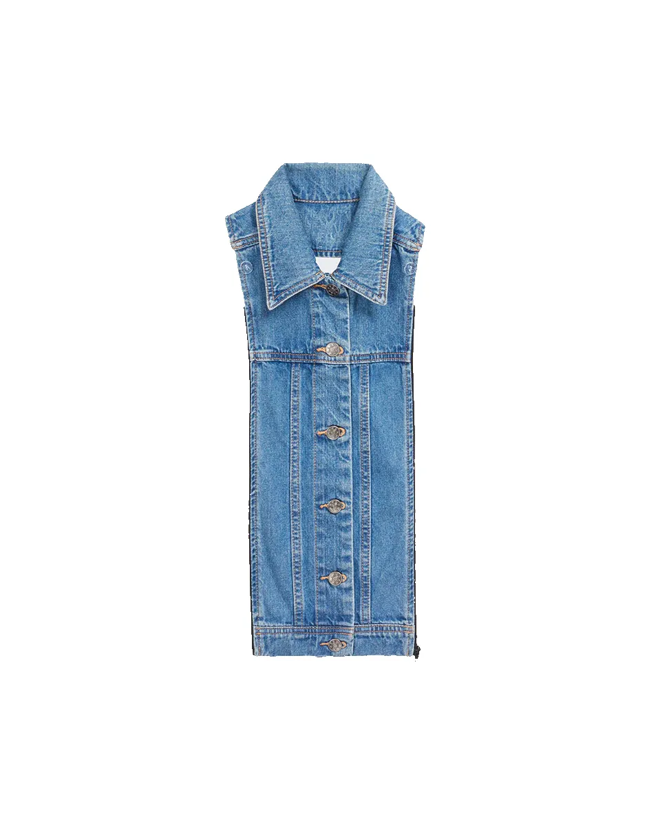 Slate Denim Dickey sold by Veronica Beard product image thumbnail 4