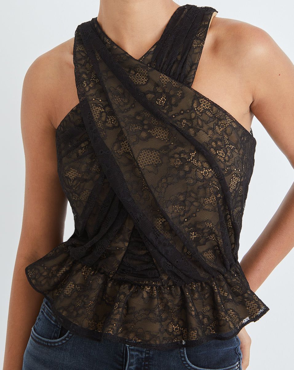 Kailani Lace Top sold by Veronica Beard