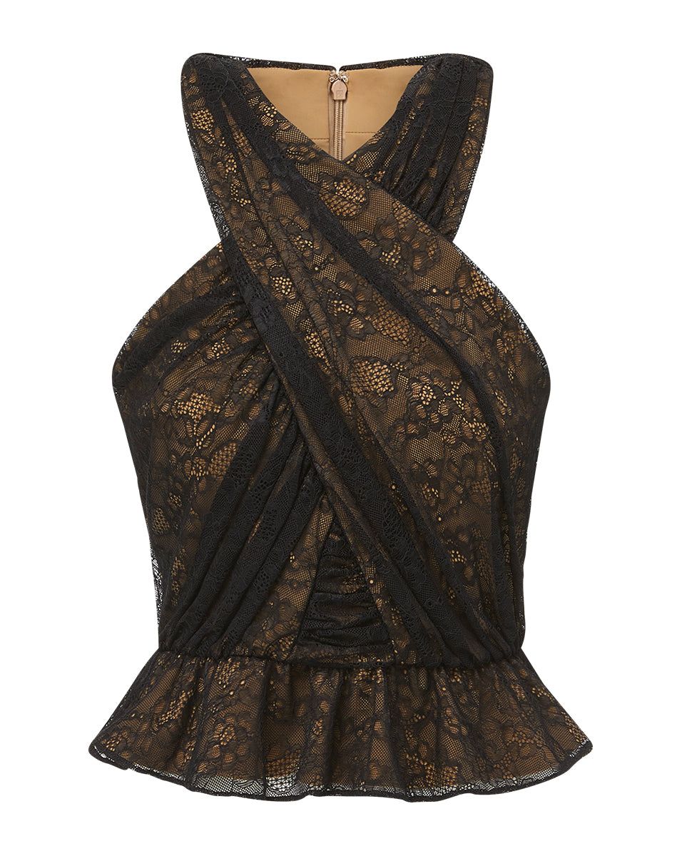 Kailani Lace Top sold by Veronica Beard product image thumbnail 4