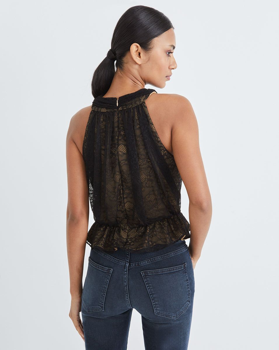 Kailani Lace Top sold by Veronica Beard product image thumbnail 3