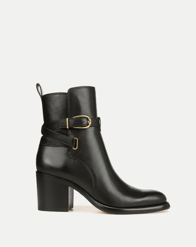 Sohelia Leather Ankle Bootie sold by Veronica Beard