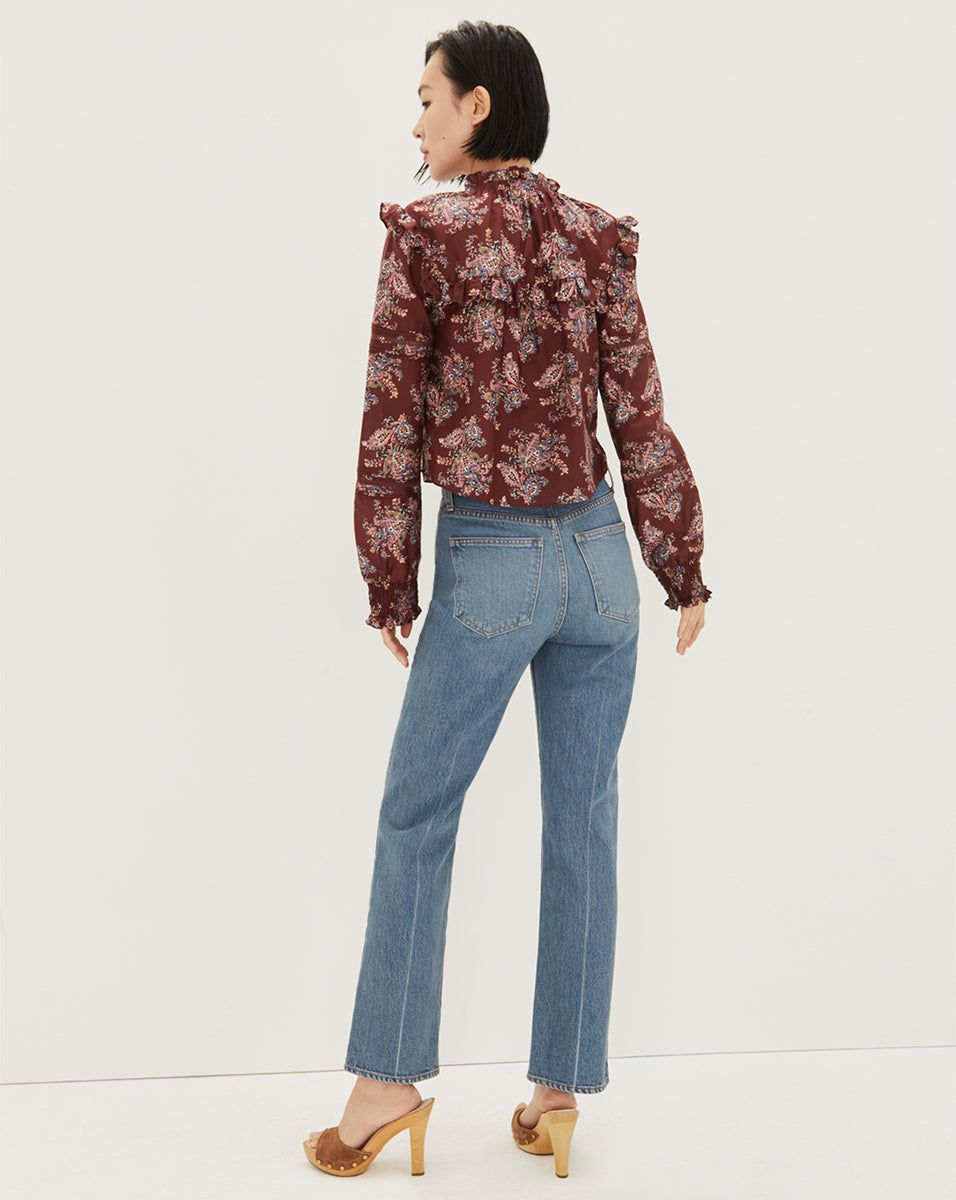 Hopkins Paisley Top sold by Veronica Beard product image thumbnail 4