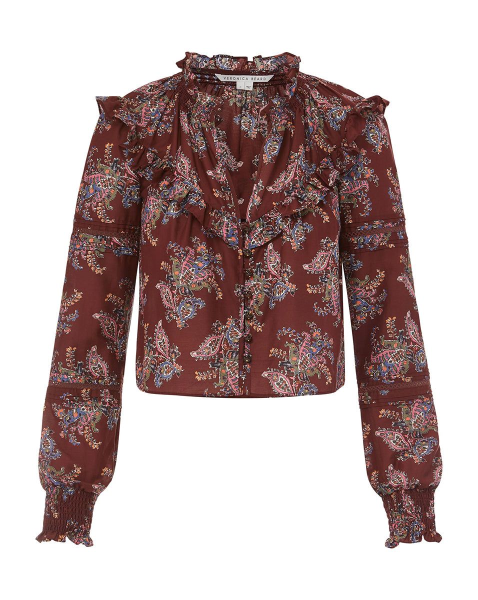 Hopkins Paisley Top sold by Veronica Beard product image thumbnail 5