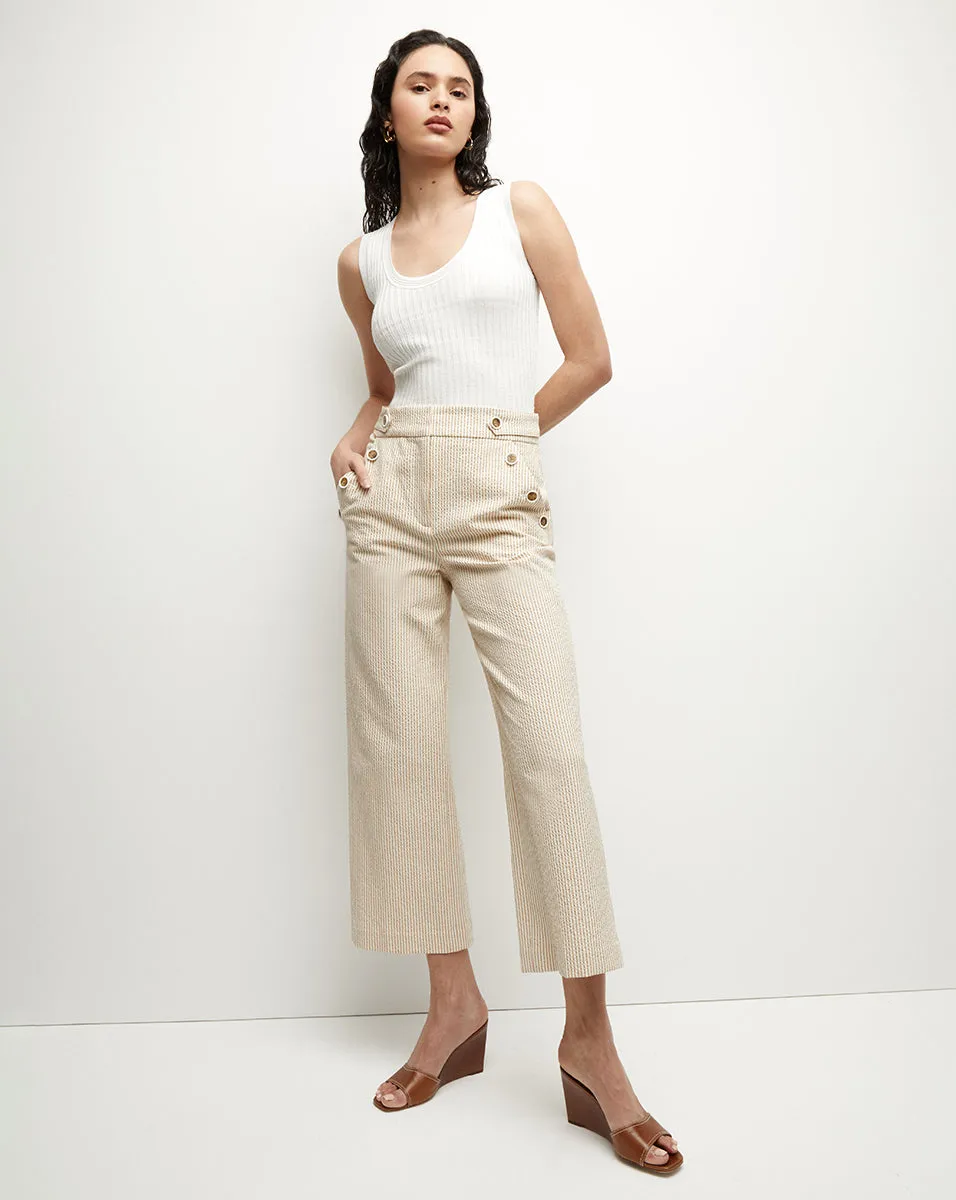 Hunter Seersucker Pant sold by Veronica Beard