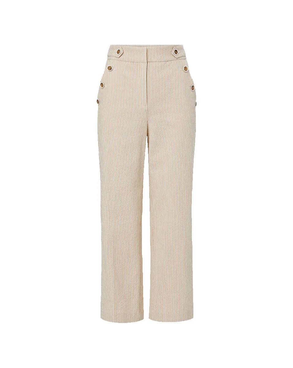 Hunter Seersucker Pant sold by Veronica Beard product image thumbnail 5