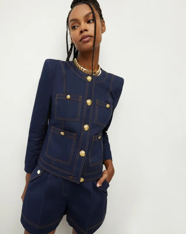 Ferazia Cotton Jacket made by Veronica Beard