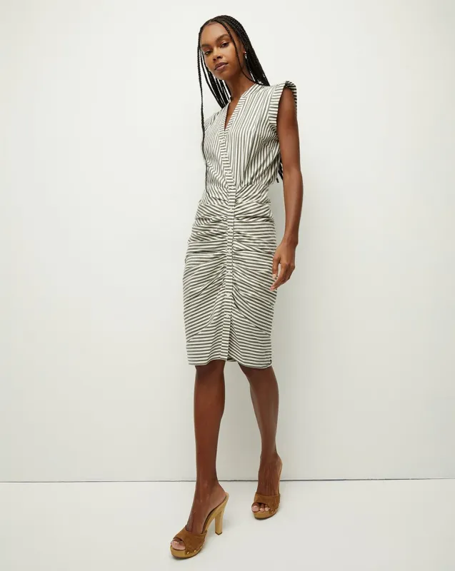 Ruched Shirtdress sold by Veronica Beard