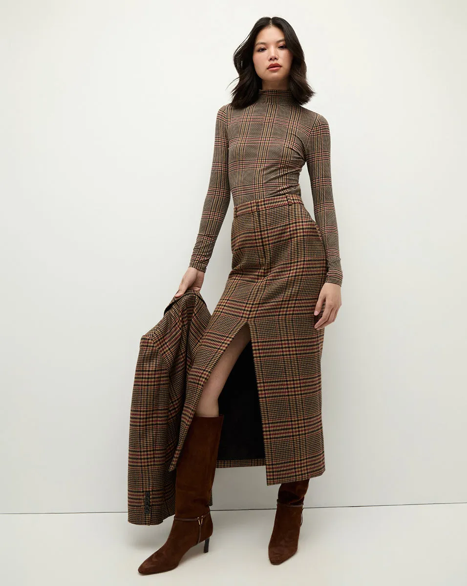 Maxine Plaid Maxi Skirt sold by Veronica Beard product image thumbnail 3