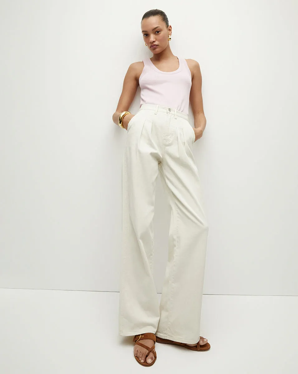 Birke Scoopneck Tank Top sold by Veronica Beard product image thumbnail 3