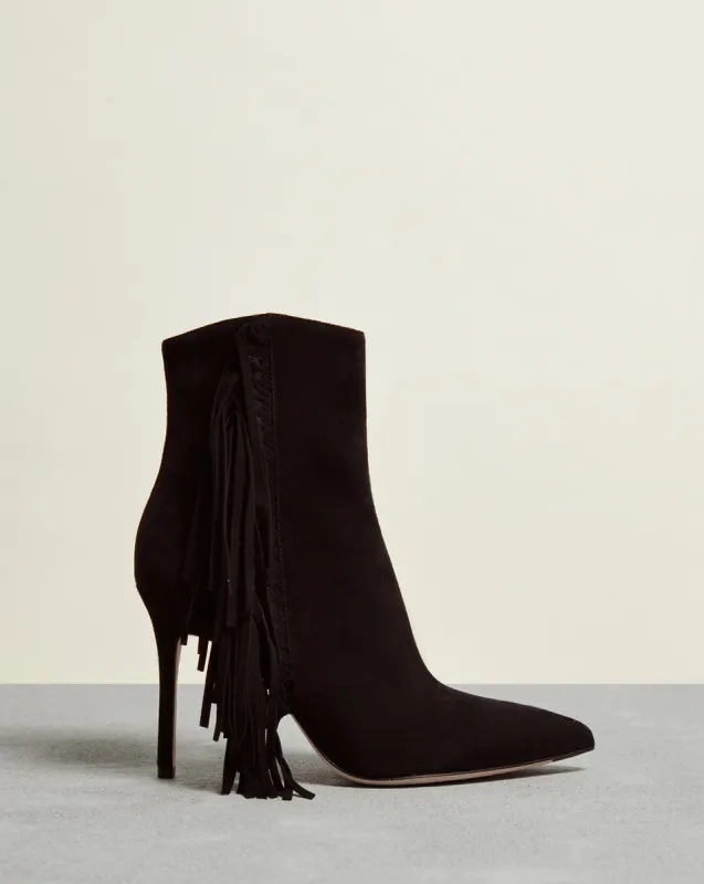 Nyomi Fringe Bootie sold by Veronica Beard