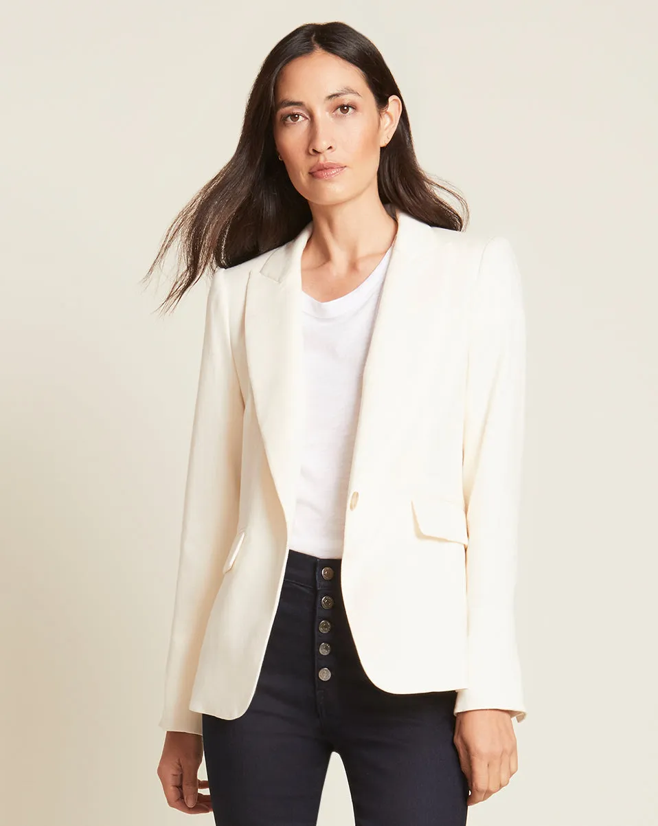 Cutaway Linen Dickey Jacket sold by Veronica Beard