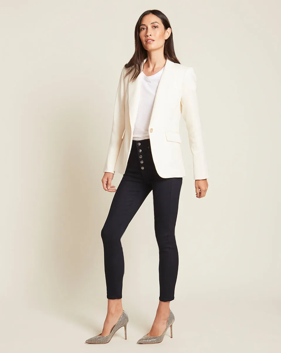 Cutaway Linen Dickey Jacket sold by Veronica Beard product image thumbnail 2
