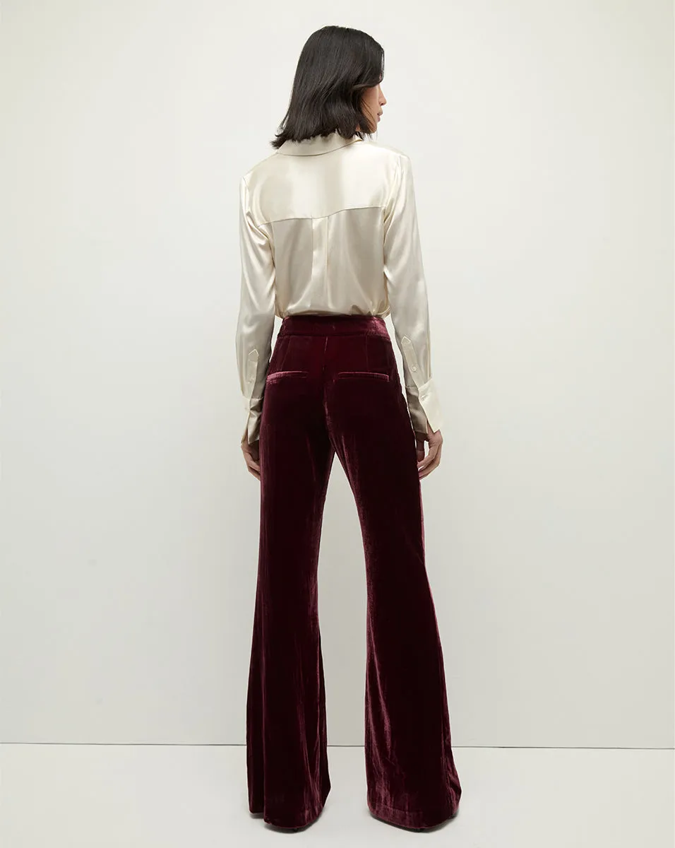 Lebone Velvet Pant sold by Veronica Beard product image thumbnail 4