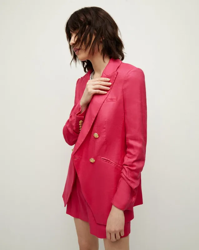 Hirsh Linen Dickey Jacket sold by Veronica Beard
