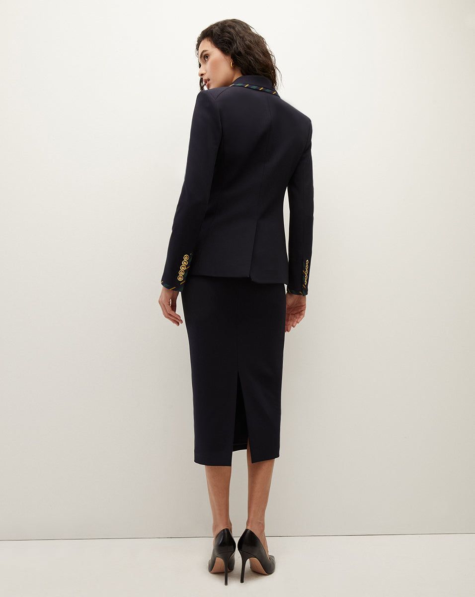 Miller Striped Piping Dickey Jacket sold by Veronica Beard product image thumbnail 4