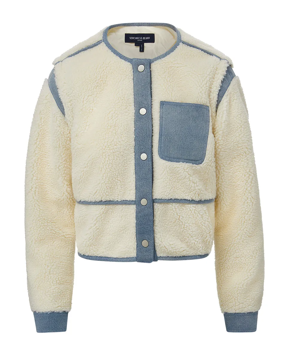 Surrey Sherpa Jacket sold by Veronica Beard product image thumbnail 5