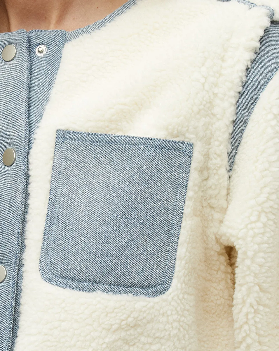 Surrey Sherpa Jacket sold by Veronica Beard product image thumbnail 3