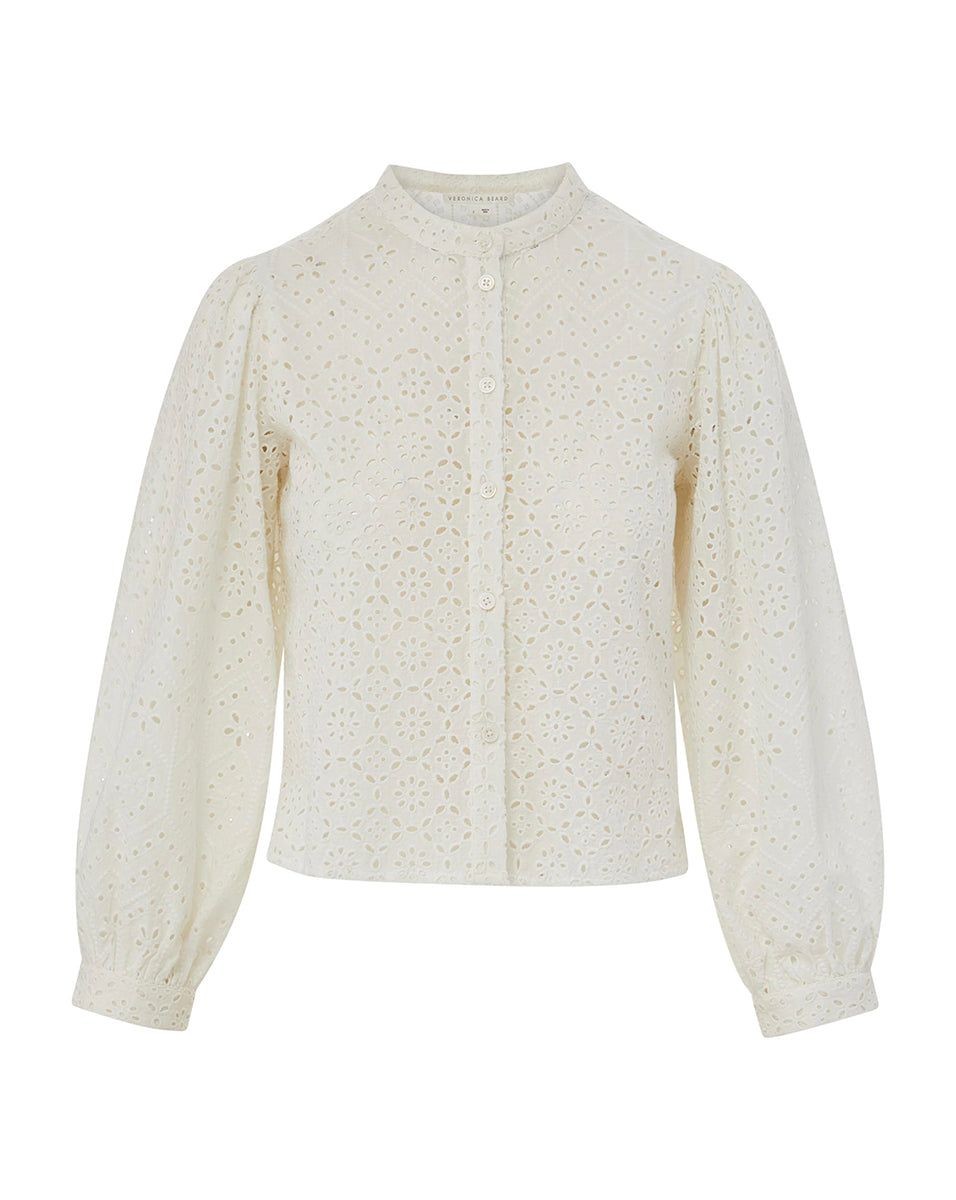 Vitale Eyelet Top sold by Veronica Beard product image thumbnail 4