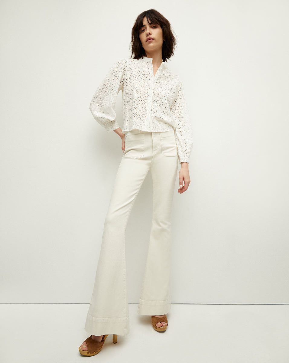 Vitale Eyelet Top sold by Veronica Beard product image thumbnail 2