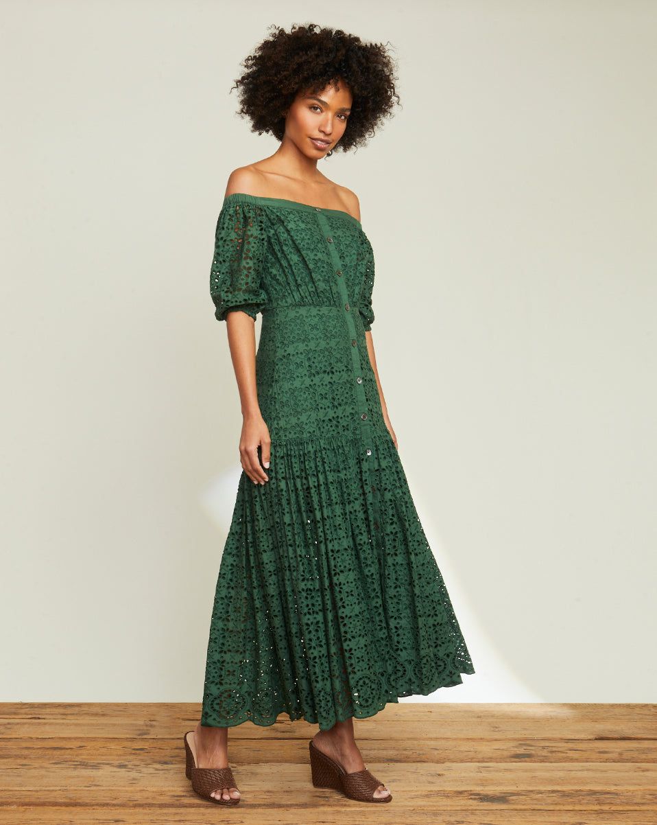 Cali Eyelet Dress sold by Veronica Beard product image thumbnail 2