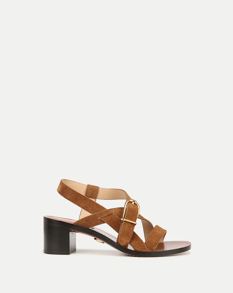 Etta Suede Sandal sold by Veronica Beard