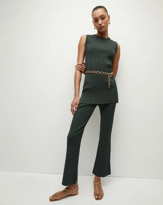 Massaro Rib-Knit Pant sold by Veronica Beard