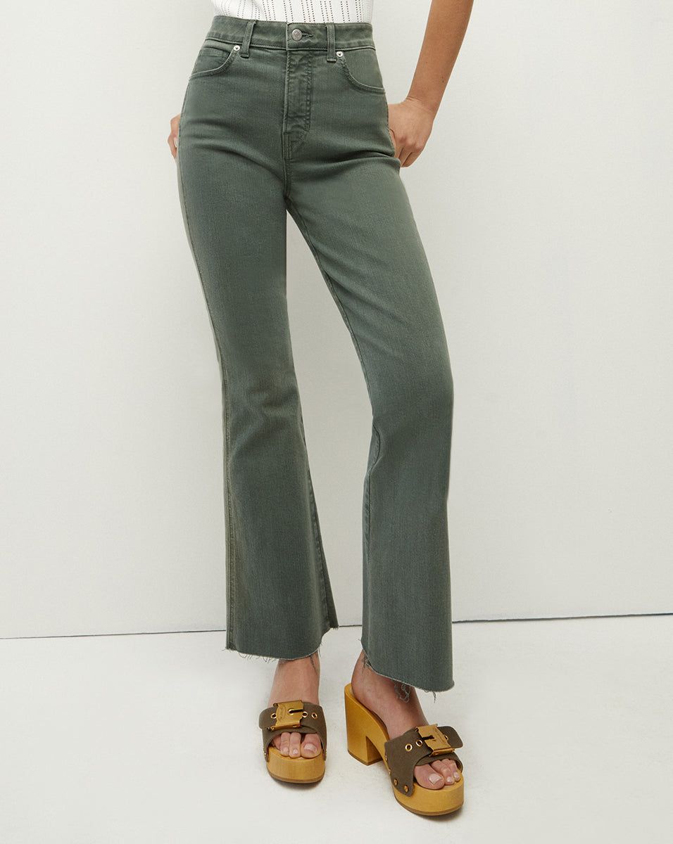 Carson Kick-Flare Jean | Raw Hem sold by Veronica Beard product image thumbnail 2