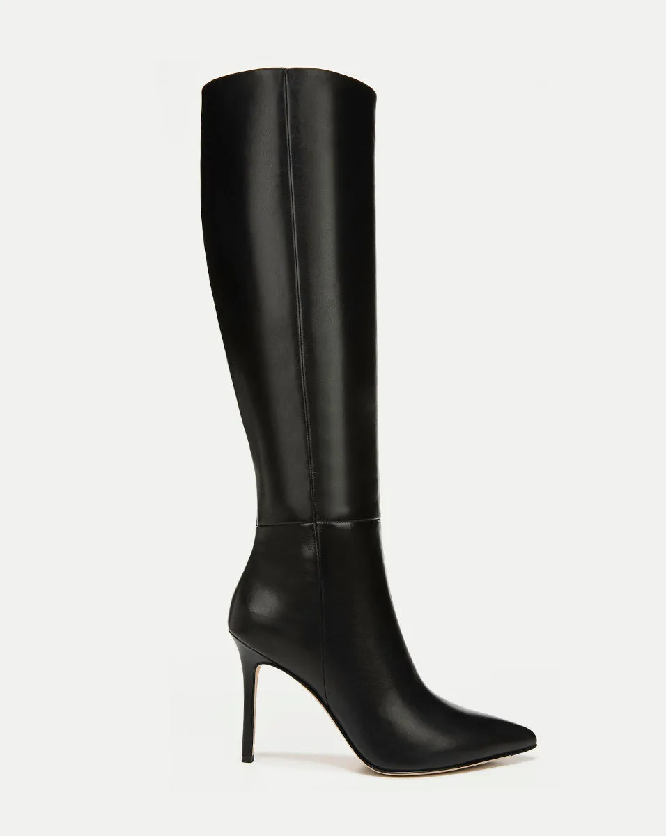 Lisa Leather Tall Boot sold by Veronica Beard