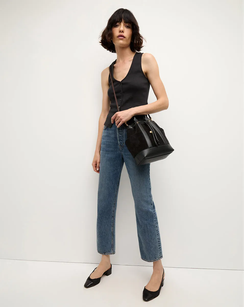 Hoorne Button-Down Tank Top sold by Veronica Beard product image thumbnail 3