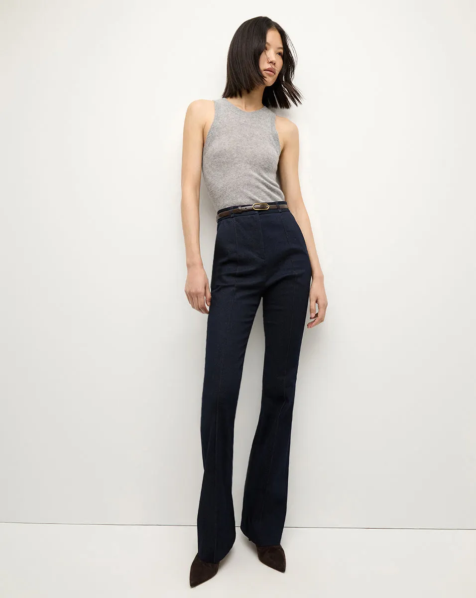 Gracie Belted Denim Pant sold by Veronica Beard