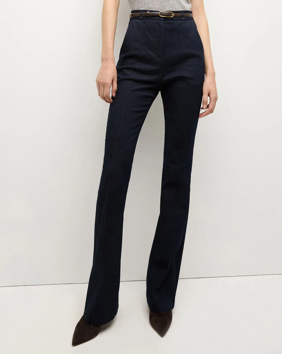 Gracie Belted Denim Pant sold by Veronica Beard product image thumbnail 2