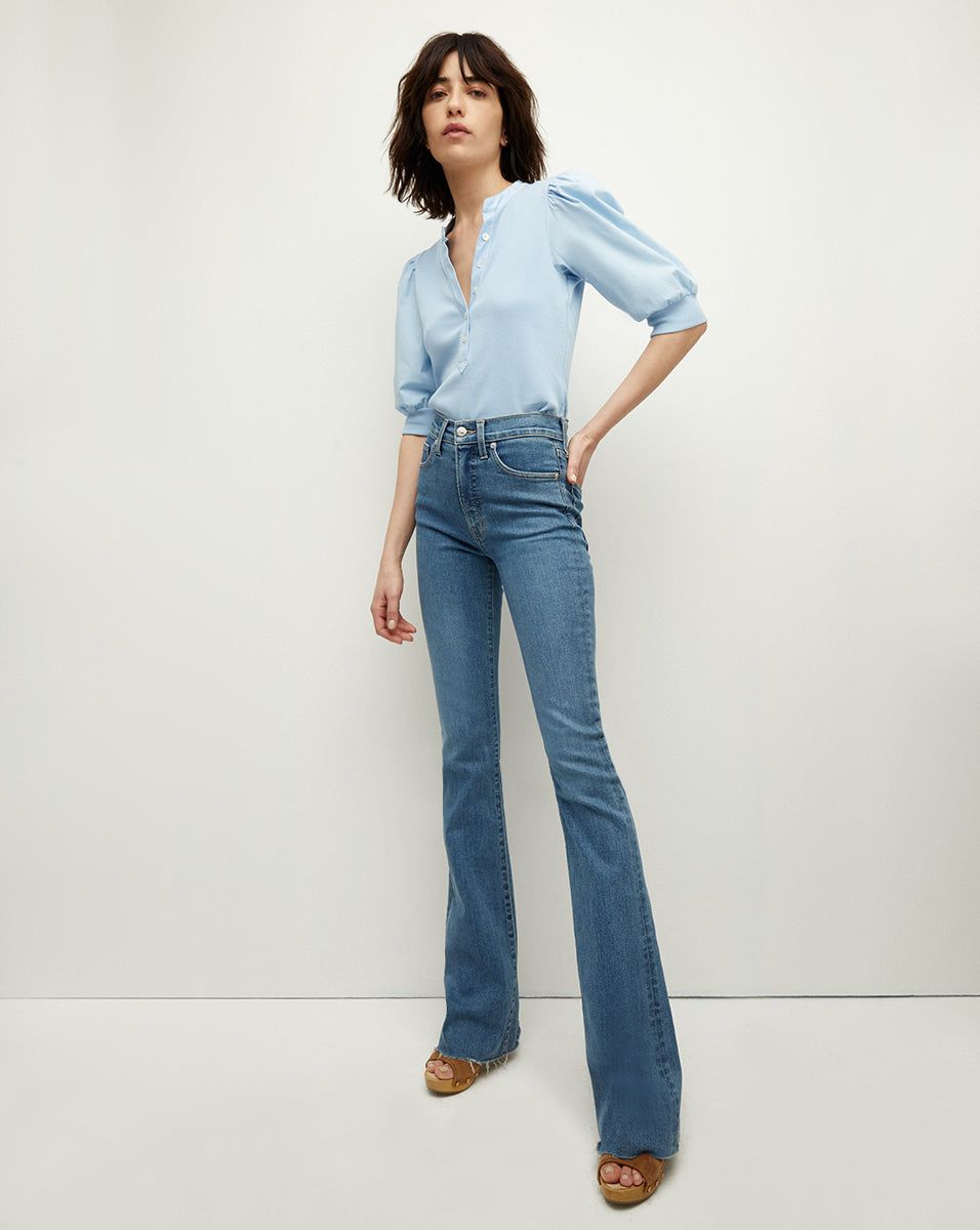 Coralee Puff-Sleeve Tee sold by Veronica Beard product image thumbnail 2