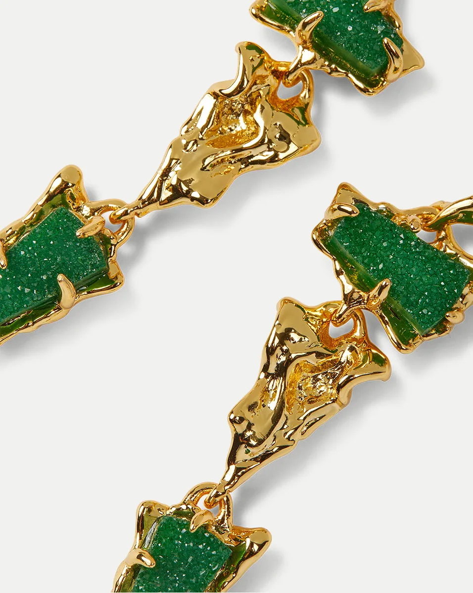 Druzy Linear Earrings sold by Veronica Beard product image thumbnail 3