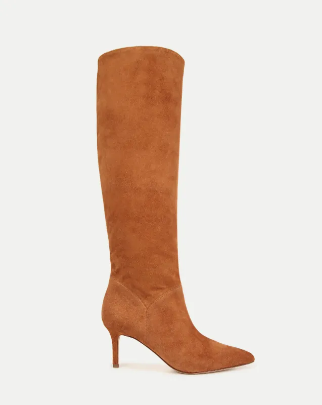 Lexington Suede Boot sold by Veronica Beard