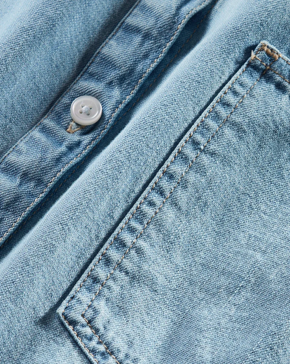 Maya Chambray Button-Down Shirt sold by Veronica Beard product image thumbnail 2