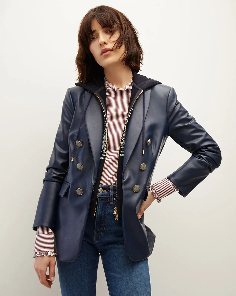 Beacon Vegan Leather Dickey Jacket sold by Veronica Beard product image thumbnail 5