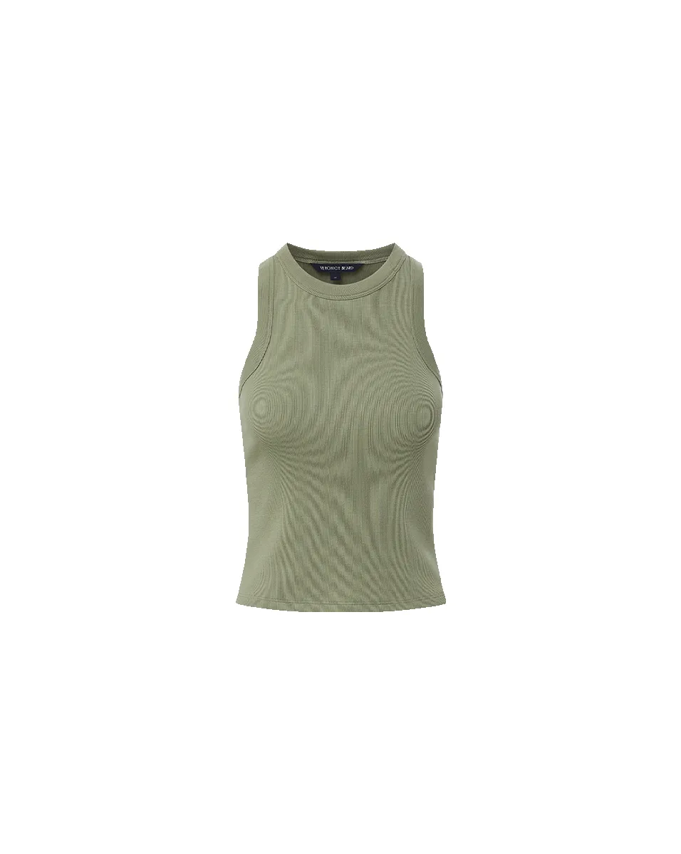 Jordyn Cropped Tank Top sold by Veronica Beard product image thumbnail 5