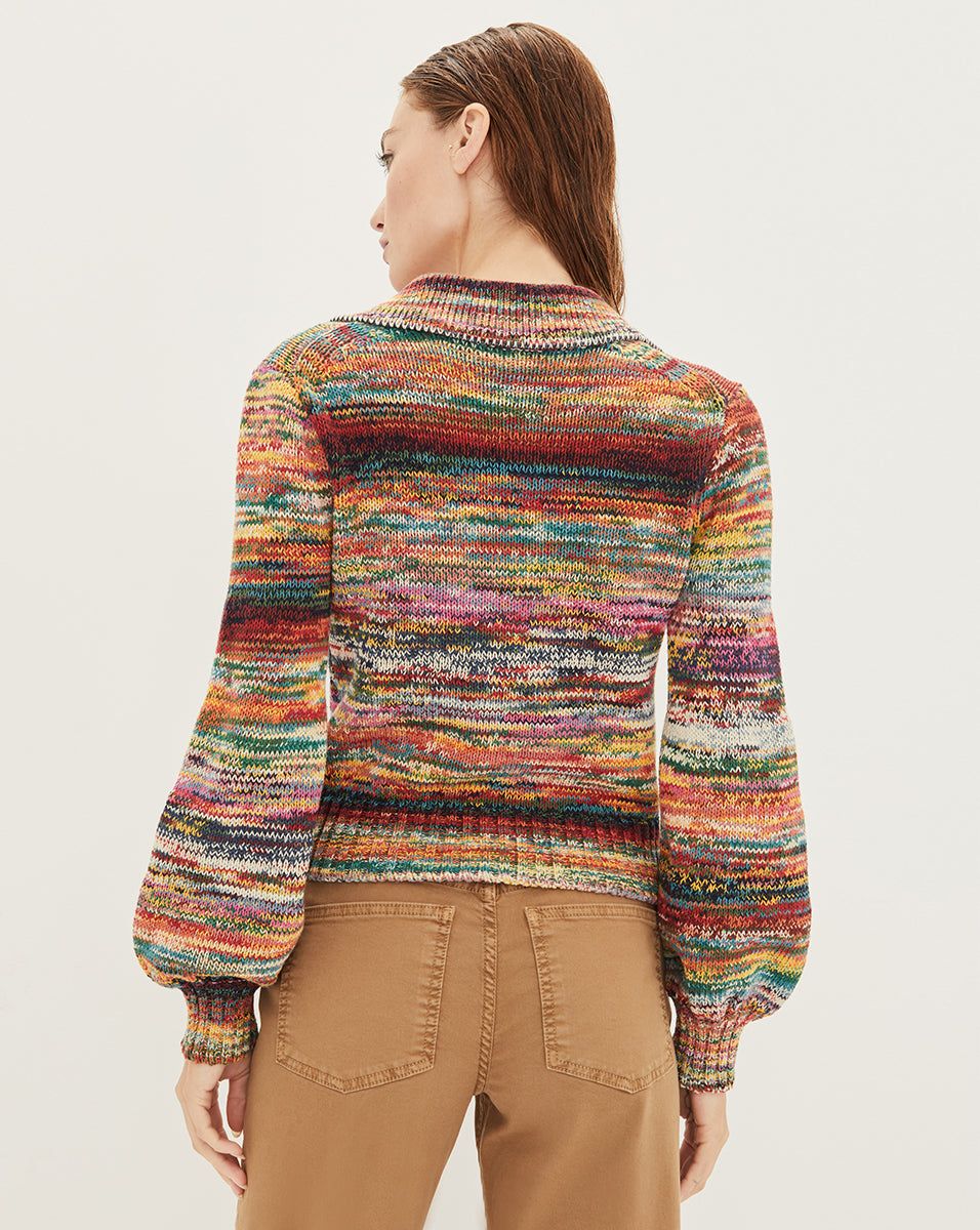 Damaris Space-Dyed Cardigan sold by Veronica Beard product image thumbnail 4