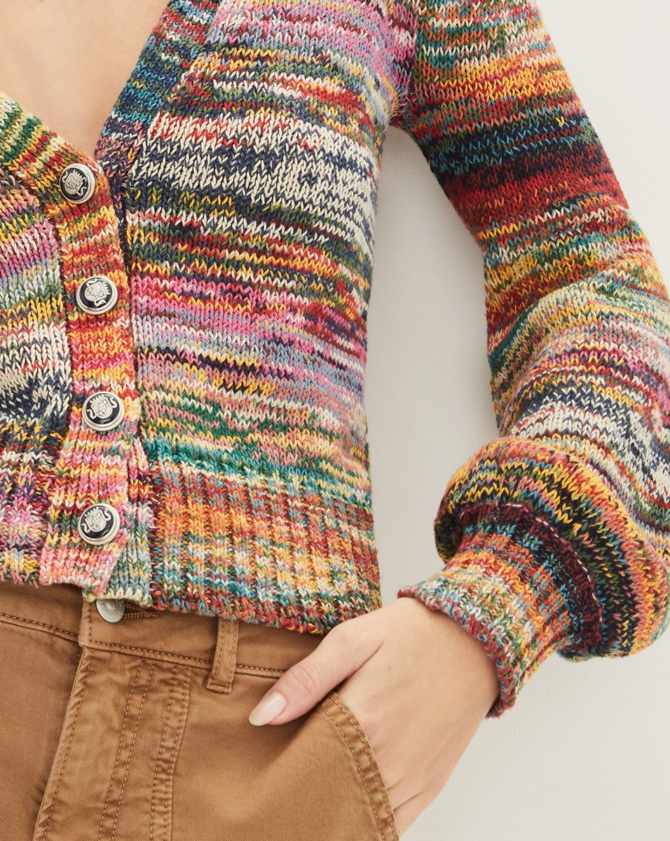 Damaris Space-Dyed Cardigan sold by Veronica Beard product image thumbnail 3