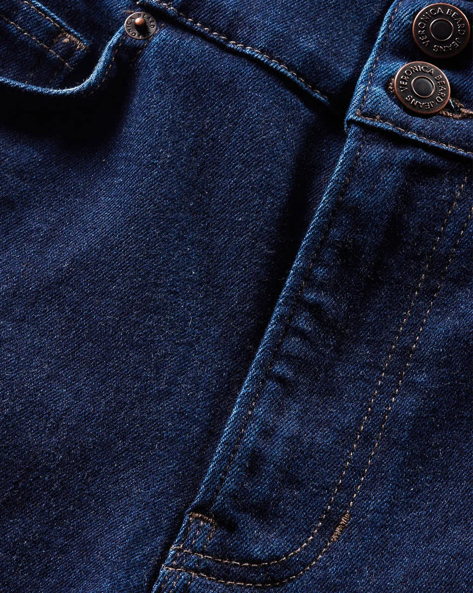 Beverly Corset Waist Skinny-Flare Jean sold by Veronica Beard product image thumbnail 3