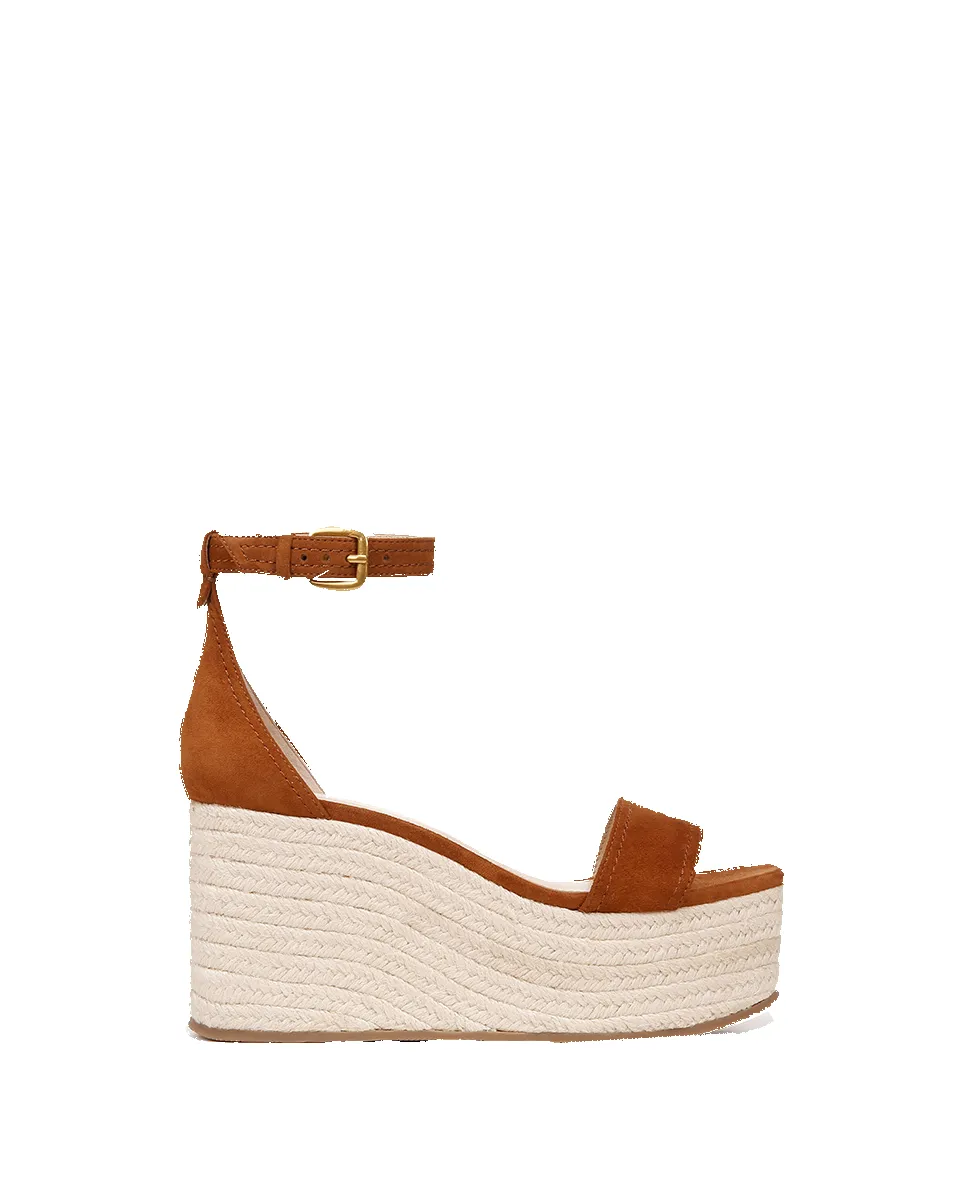 Gianna Raffia Wedge Sandal sold by Veronica Beard product image thumbnail 5