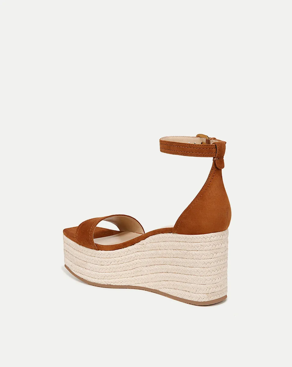 Gianna Raffia Wedge Sandal sold by Veronica Beard product image thumbnail 4