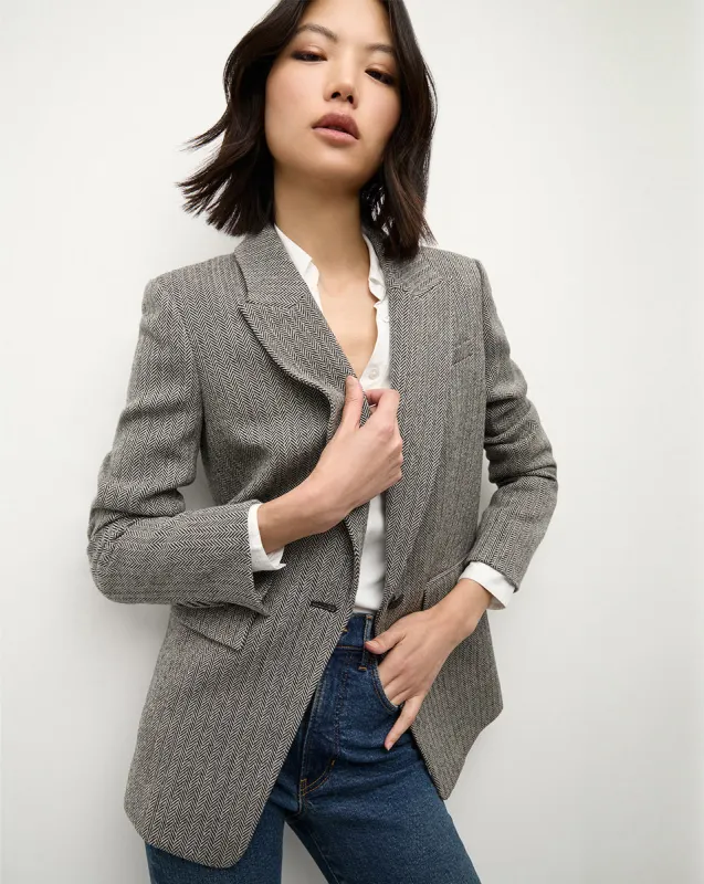 Vega Wool Dickey Jacket sold by Veronica Beard