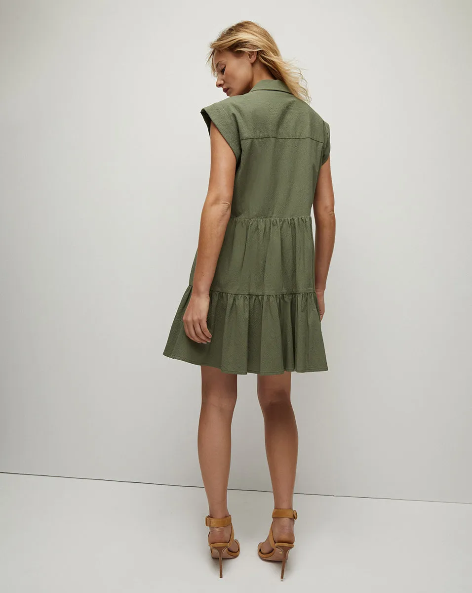Trisha Cotton Shirtdress sold by Veronica Beard product image thumbnail 5
